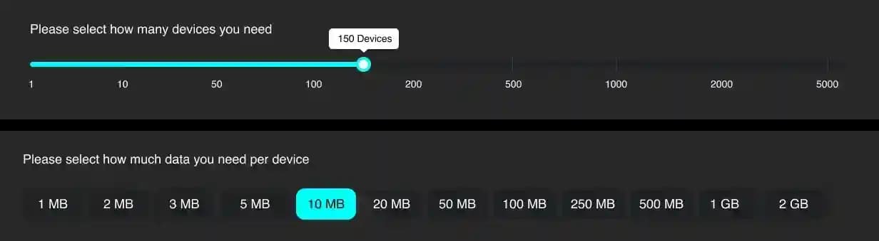 Transparent Pricing Dashboard - SIMPL IoT